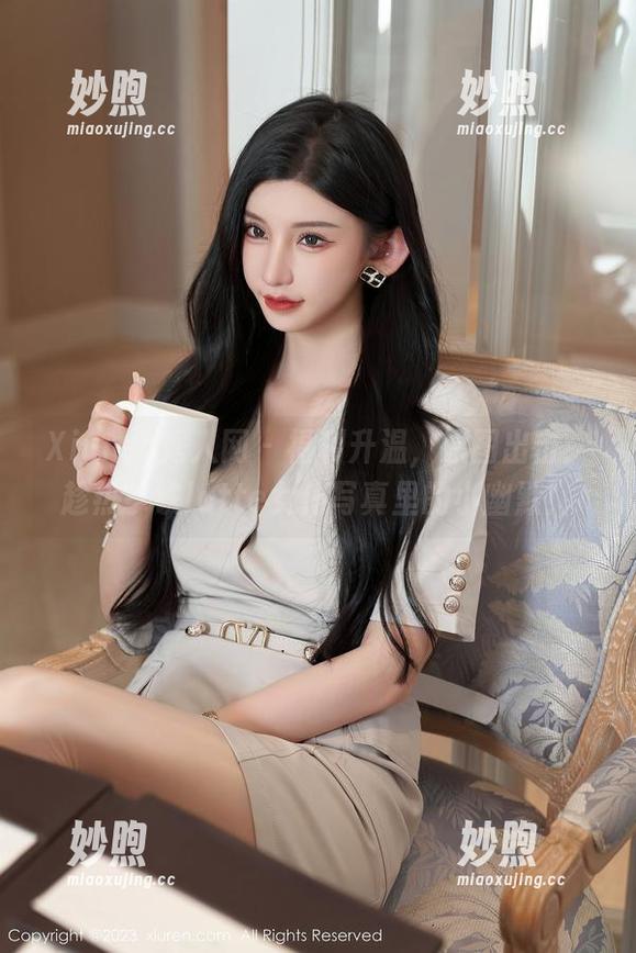 Xiuren秀人网 - 福利升温，原图出击：趁热拿铁latte女仆写真里的小幽默！