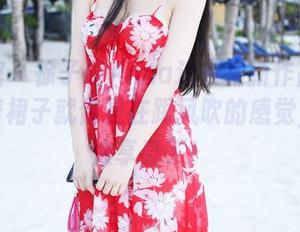 美媛馆 - 徐子琦Anna连衣裙新作品出炉，穿着裙子就像是在跟风吹的感觉，简直太享受了！