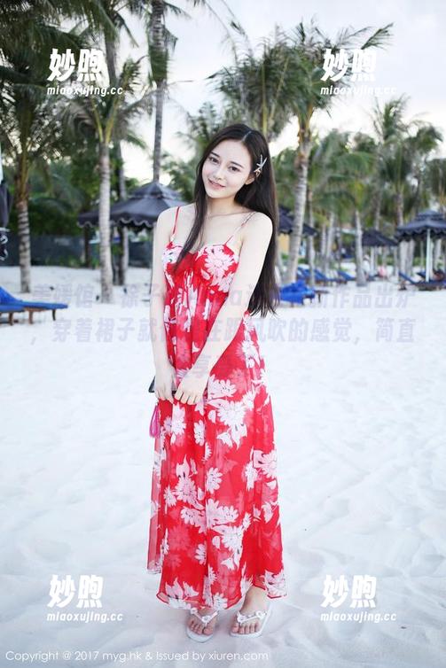 美媛馆-徐子琦Anna 美媛馆 - 徐子琦Anna连衣裙新作品出炉,穿着裙子就像是在跟风吹的感觉,简直太享受了!